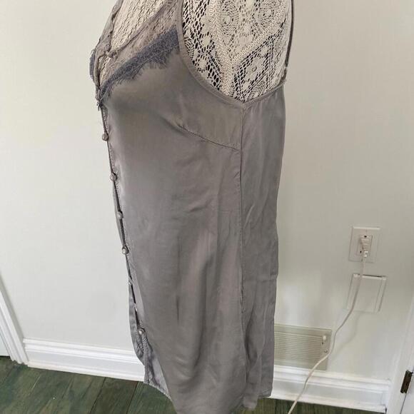 DONT ASK WHY American eagle brand silky grey gray dress one size - Picture 3 of 5
